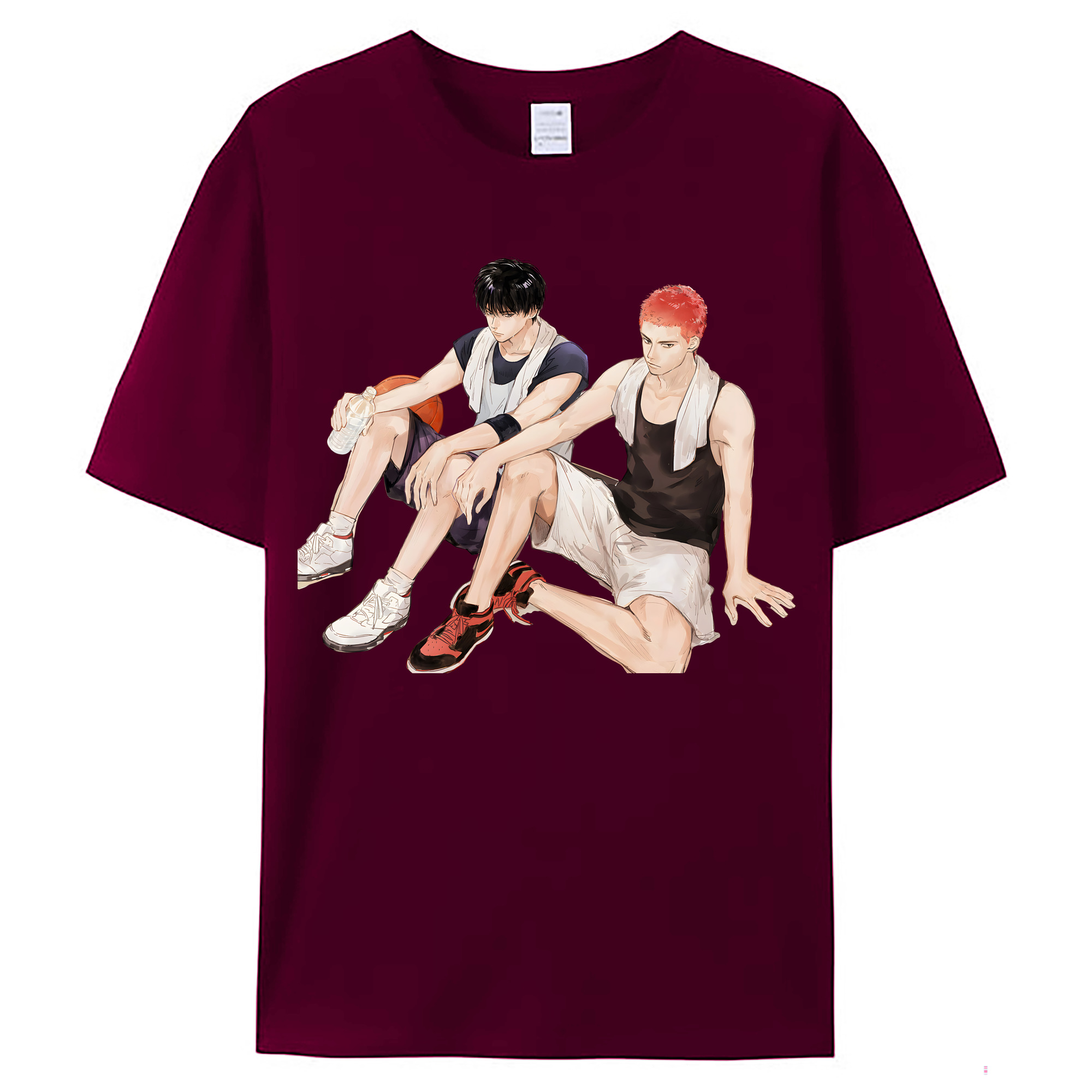 （画像用） SLAM DUNK／スラムダンク レディースカジュアルプリントTシャツ（綿100％）